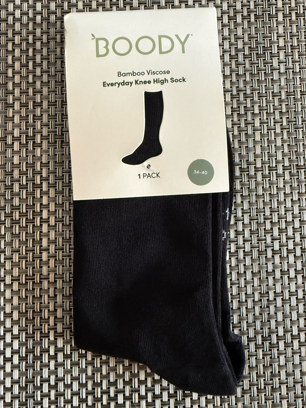 Boody Everyday Knee High Socks in Bamboo & Organic Cotton Blend Fabric